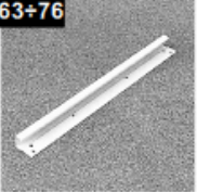 Profil gauche inox porte guillotine pour Microlift Pièces